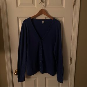 Deadstock American Apparel Blue Cardigan